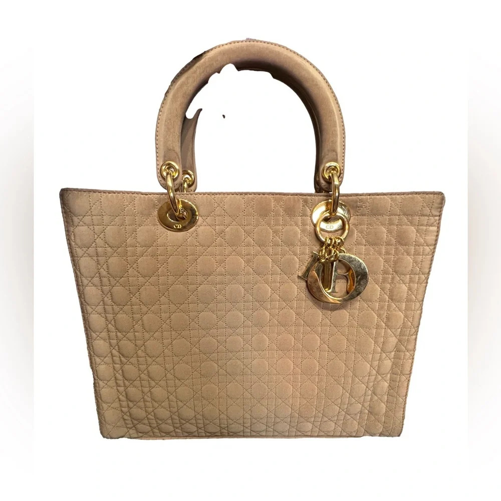 CHRISTIAN DIOR
Nylon Cannage Large Lady Dior Tan - Picture 4 of 10